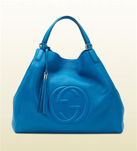 gucci blue handbag